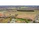 Aerial view outlines the property lines of this homesite within a rural area at 3000 Paul Payne Store Rd, Taylorsville, NC 28681