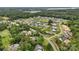 Picturesque aerial view of a neighborhood showcasing well-manicured lawns and community charm at 5916 Cashion Rd, Huntersville, NC 28078