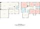 Detailed floor plan showcasing layout of rooms, dimensions, and total square footage estimates for both floors at 622 Lorain Nw Ave, Concord, NC 28027