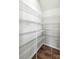 Spacious walk-in closet featuring wire shelving throughout for organized storage and efficient use of space at 9142 Widden Way, Charlotte, NC 28269