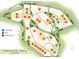 Shepherds Trace subdivision map showcasing available lots, sold lots, and spec homes within the community at 1059 Sage Pine Cir, Clover, SC 29710
