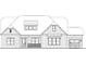 Charming exterior elevation showcases a well-designed facade with inviting architectural details at 1059 Sage Pine Cir, Clover, SC 29710