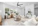Comfortable living room featuring stylish decor, large windows, and an open layout for seamless entertaining at 1312 W Monroe Rd, Salisbury, NC 28144