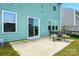 Backyard patio with outdoor seating, perfect for entertaining or relaxing at 133 Aspire Cir, Wingate, NC 28174