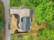Overhead view of the property displaying new landscaping, hardscaping, and overall yard layout at 136 Digh Cir # 4, Mooresville, NC 28117