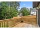 Inviting wooden deck offering an ideal outdoor living space overlooking the backyard at 136 Digh Cir # 4, Mooresville, NC 28117
