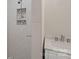 Modern bathroom featuring a tiled shower with built-in shelving, and bright lighting at 136 Digh Cir # 4, Mooresville, NC 28117