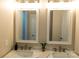 Bright bathroom features a dual sink vanity with marble countertop and modern fixtures at 136 Digh Cir # 4, Mooresville, NC 28117