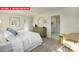 Cozy bedroom features a comfortable bed, soft lighting, and ample closet space at 1373 Zermatt Ct, Monroe, NC 28112