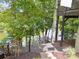 Steps leading down to the lake, showcasing the property's access to lakeside amenities at 2004 Marquesas Ave, Tega Cay, SC 29708