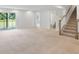 Unfinished basement with stairway at 207 Welcombe St, Mooresville, NC 28115