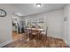 Spacious dining room with hardwood floors and a large window providing natural light at 309 Ackert Ave, Salisbury, NC 28144