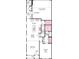 Detailed floor plan showcasing the first floor layout including the kitchen, dining, and gathering areas at 3124 Beacon Heights Rd, Indian Land, SC 29707