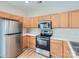 Beautiful kitchen with stainless steel appliances, ample counter space, and wood cabinets at 463 Delta Dr, Fort Mill, SC 29715