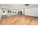 Spacious living room with hardwood floors, natural lighting and access to kitchen at 627 West Main Ext, Lincolnton, NC 28092