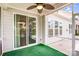 A view of the screened porch and the patio area at 867 Pecan Tree Ln, Fort Mill, SC 29715