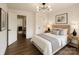 Cozy bedroom with a neutral color scheme, hardwood floors, and natural light at 905 Gantt St, Kings Mountain, NC 28086