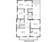 Detailed floor plan showcasing the layout of this home including kitchen and living spaces at 905 Gantt St, Kings Mountain, NC 28086