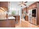 Modern kitchen with stainless steel appliances, granite countertops, and ample cabinet space at 9112 Butterfly Ct, Gastonia, NC 28056
