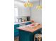 Kitchen with decorative island and seating at 9929 Kerns Rd, Huntersville, NC 28078