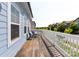 View from balcony shows chairs, pillows, and view of the surrounding community at 1100 Herrons Ferry Rd, Rock Hill, SC 29730