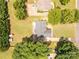 Bird's eye view of a home and surrounding property with a spacious backyard and driveway at 1530 Danlee Dr, Lancaster, SC 29720