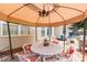 Covered patio with dining set, perfect for Gathering gatherings and outdoor dining at 1530 Danlee Dr, Lancaster, SC 29720