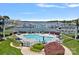 Overhead view of the pool with a beautiful marina backdrop, and plenty of boat parking at 18853 Vineyard Point Ln, Cornelius, NC 28031
