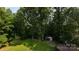 Expansive backyard with mature trees offering ample shade and privacy at 214 Cottage Pl, York, SC 29745