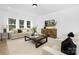 Cozy living room with ample natural light, comfortable seating, and a modern entertainment center at 219 Redondo Dr # 65, Wingate, NC 28174