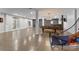 Finished basement featuring a pool table, bar area, and ample open space for entertaining at 2341 Shiny Leaf Dr, Denver, NC 28037