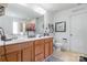 Well-lit bathroom with double sink vanity, plenty of storage, and separate toilet and shower area at 261 Catoctin Rd, Rock Hill, SC 29732