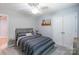 Cozy bedroom with ceiling fan, complemented by a comfortable bed and warm, inviting decor at 261 Catoctin Rd, Rock Hill, SC 29732
