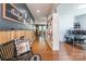 Inviting entryway featuring hardwood floors, custom wall paneling, and stylish decor at 261 Catoctin Rd, Rock Hill, SC 29732