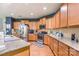 Spacious kitchen with wooden cabinets, stainless steel appliances, and granite countertops at 261 Catoctin Rd, Rock Hill, SC 29732