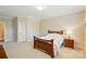 Bedroom featuring carpet and wood furniture at 300 Wheatberry Hill Dr, Weddington, NC 28104