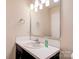Bathroom featuring a sink with a mirror and lighting above at 3043 Charles Rd, Shelby, NC 28152