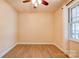 Inviting bedroom featuring neutral paint, updated floors, and natural light at 3043 Charles Rd, Shelby, NC 28152