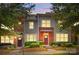 Charming townhome featuring brick accents and a cozy front entrance at 3153 Bending Birch Pl, Charlotte, NC 28206