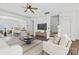 Open-concept living space featuring modern design, hardwood floors, and ample natural light at 3153 Bending Birch Pl, Charlotte, NC 28206