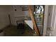 Basement area with shelves and a door at 4227 Kiser Woods Sw Dr, Concord, NC 28025