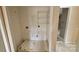Laundry room with hookups and shelving at 4227 Kiser Woods Sw Dr, Concord, NC 28025