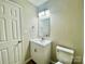 Well lit bathroom featuring a white vanity and updated fixtures at 5800 Silver Eagle Dr, Charlotte, NC 28214