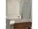 Bright bathroom features a shower stall and a soaking tub for a comfortable experience at 6219 Heavner Rd, Vale, NC 28168