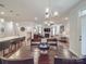 Dining area showcases open-concept layout, connecting seamlessly to the kitchen and living room at 647 R L Stowe Rd, Belmont, NC 28012