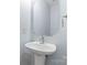 Bathroom with modern sink, mirror, and brushed nickel hardware at 6632 Hawksnest Dr, Charlotte, NC 28269