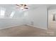 Bedroom with carpet, small windows, and neutral walls at 6632 Hawksnest Dr, Charlotte, NC 28269