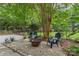 Enjoy the backyard fire pit and seating at 7213 Lancer Dr, Charlotte, NC 28226