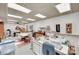 Large bonus room or craft space with fluorescent lighting and built in shelving and storage at 103 3Rd Sw St, Catawba, NC 28609