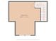 Second-floor floor plan showing a spacious bedroom with windows at 11909 Creek Turn Dr, Charlotte, NC 28278